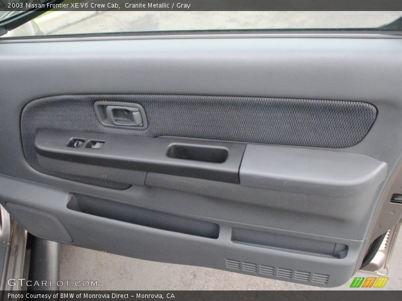 Granite Metallic / Gray 2003 Nissan Frontier XE V6 Crew Cab