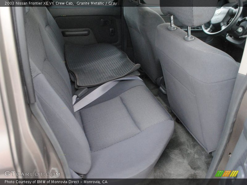 Granite Metallic / Gray 2003 Nissan Frontier XE V6 Crew Cab
