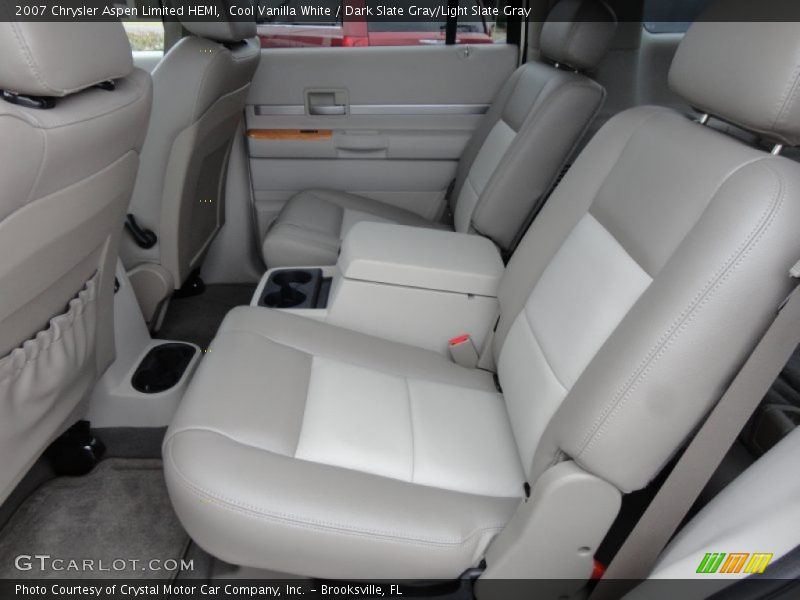 Cool Vanilla White / Dark Slate Gray/Light Slate Gray 2007 Chrysler Aspen Limited HEMI
