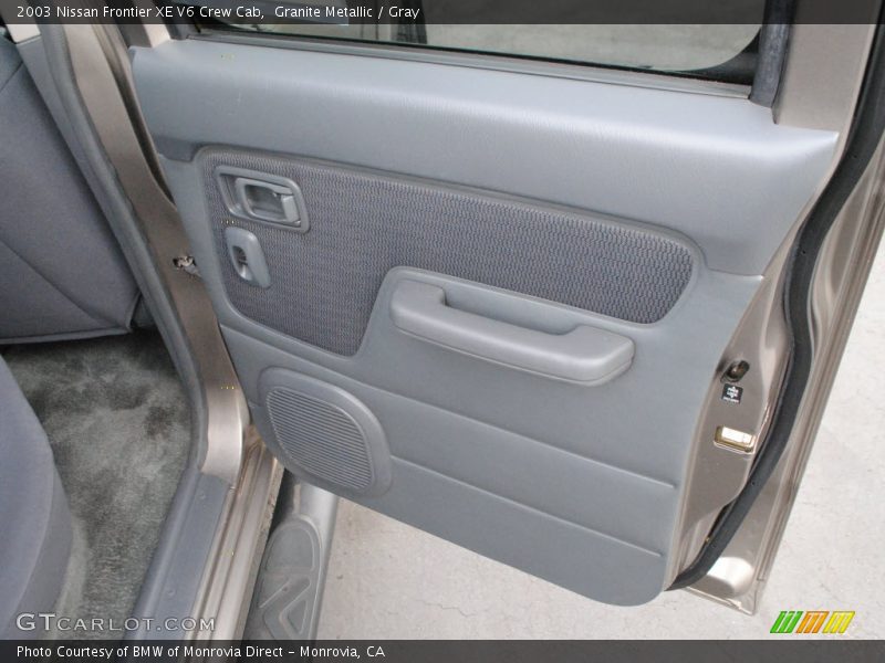 Granite Metallic / Gray 2003 Nissan Frontier XE V6 Crew Cab