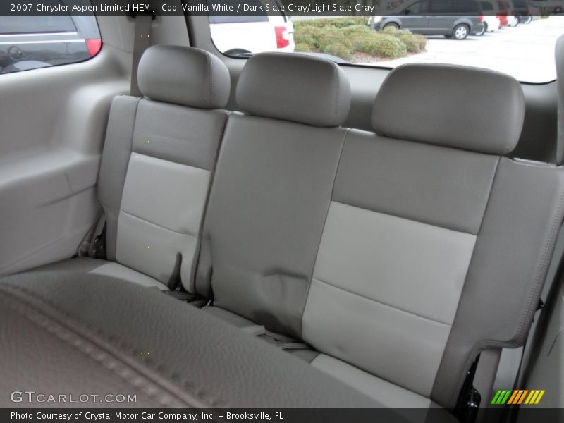 Cool Vanilla White / Dark Slate Gray/Light Slate Gray 2007 Chrysler Aspen Limited HEMI