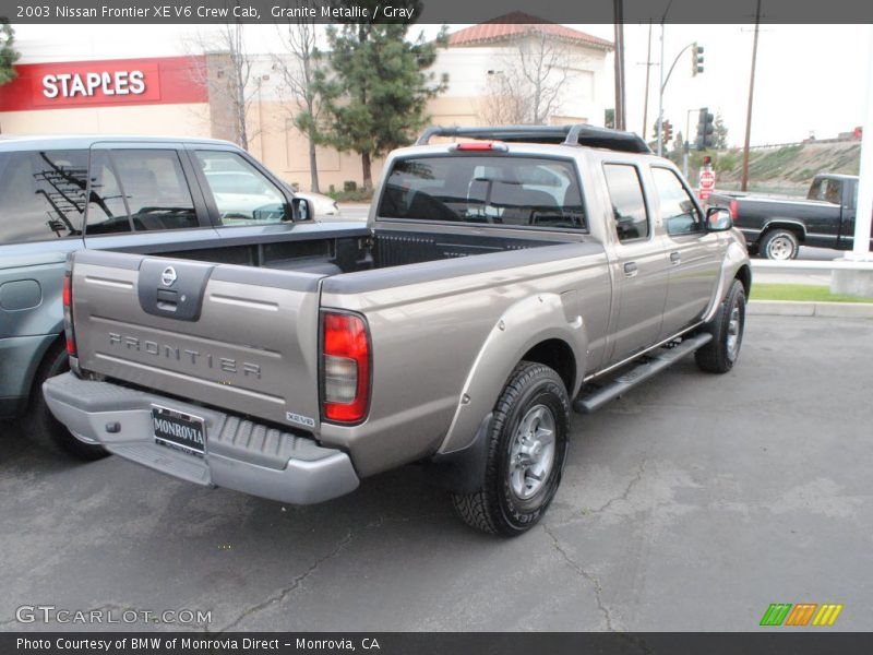 Granite Metallic / Gray 2003 Nissan Frontier XE V6 Crew Cab