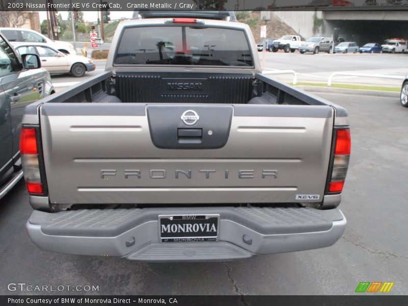 Granite Metallic / Gray 2003 Nissan Frontier XE V6 Crew Cab