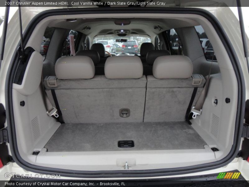 Cool Vanilla White / Dark Slate Gray/Light Slate Gray 2007 Chrysler Aspen Limited HEMI