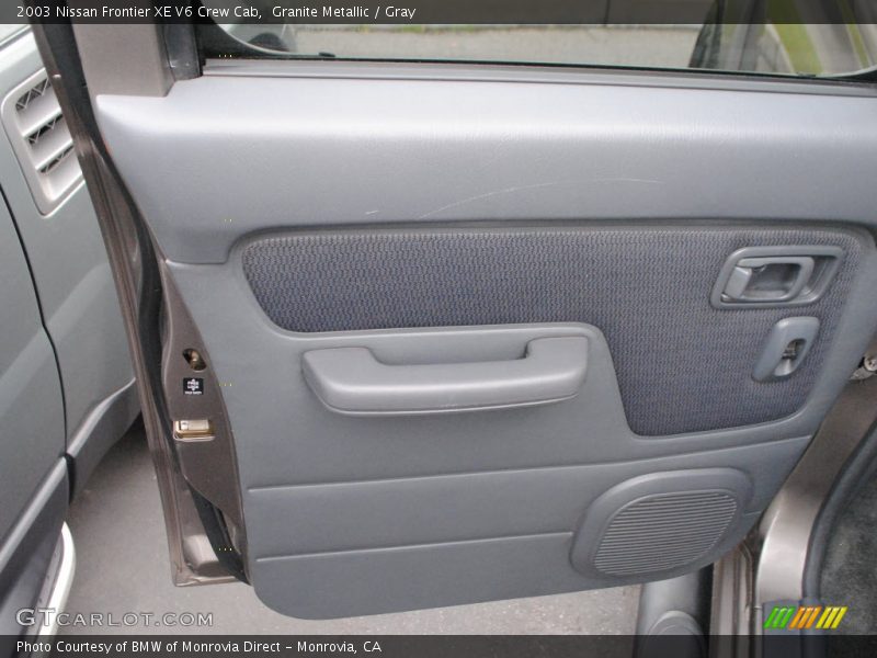Granite Metallic / Gray 2003 Nissan Frontier XE V6 Crew Cab