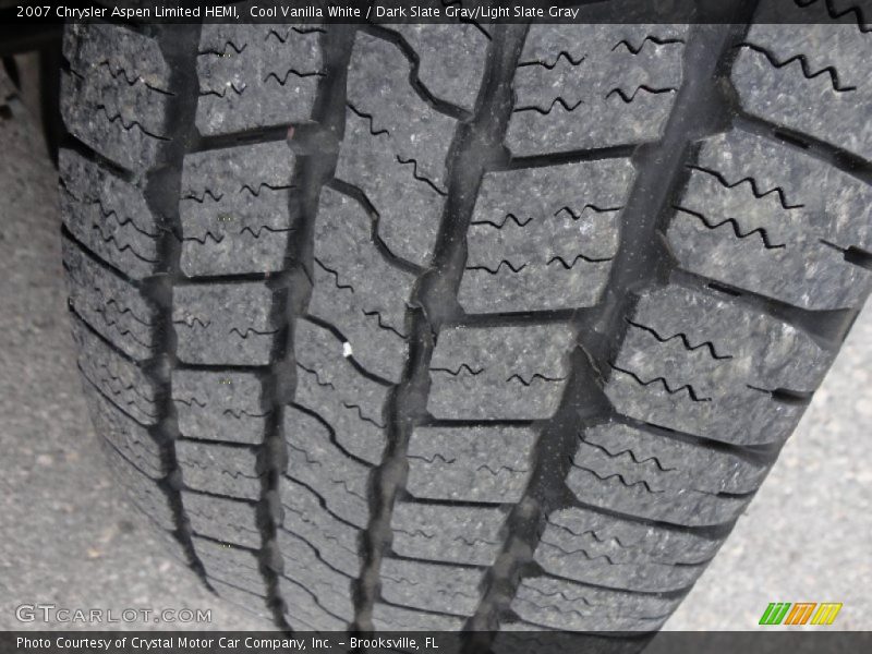 Cool Vanilla White / Dark Slate Gray/Light Slate Gray 2007 Chrysler Aspen Limited HEMI