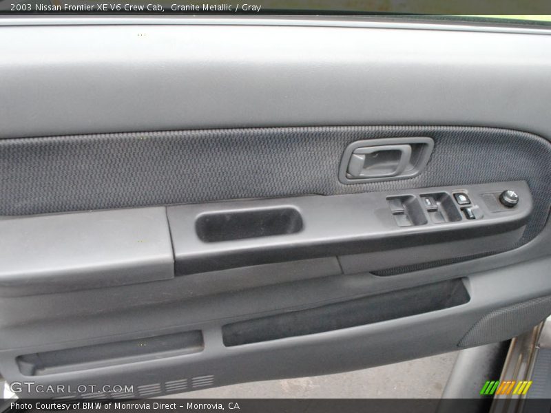 Granite Metallic / Gray 2003 Nissan Frontier XE V6 Crew Cab