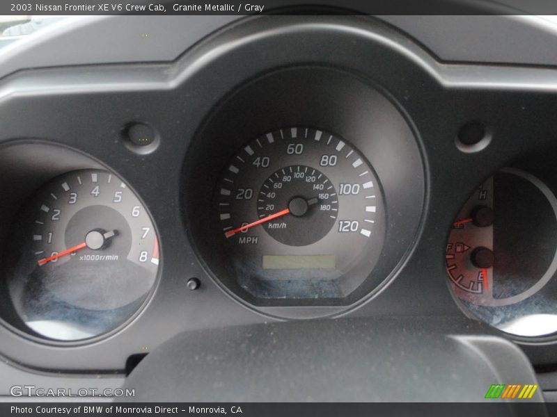  2003 Frontier XE V6 Crew Cab XE V6 Crew Cab Gauges
