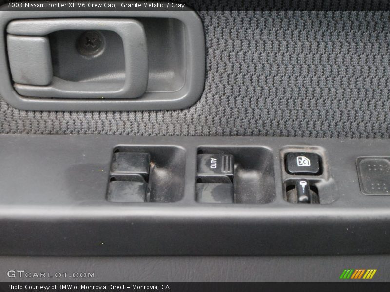 Granite Metallic / Gray 2003 Nissan Frontier XE V6 Crew Cab