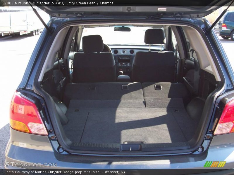 Lofty Green Pearl / Charcoal 2003 Mitsubishi Outlander LS 4WD