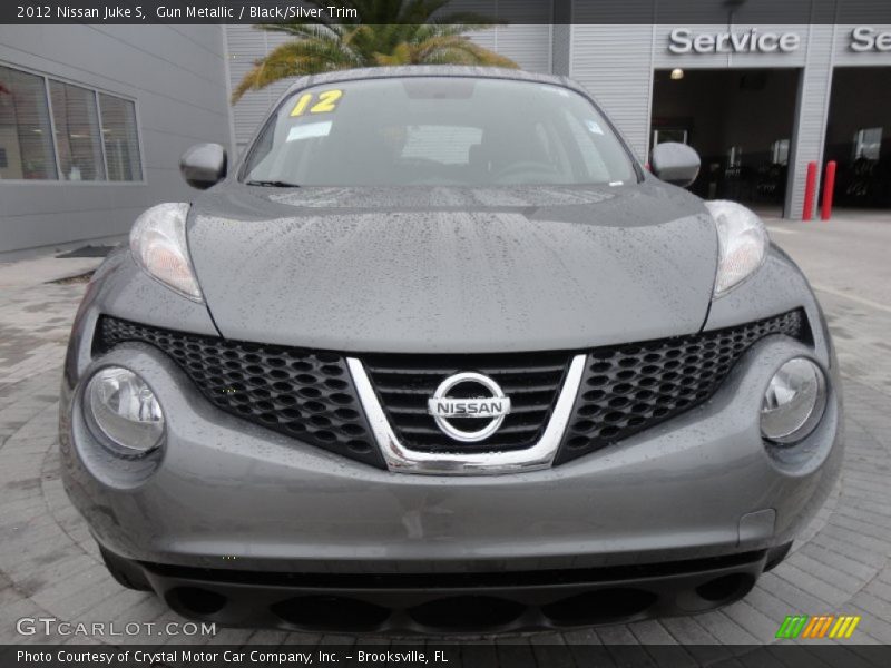 Gun Metallic / Black/Silver Trim 2012 Nissan Juke S