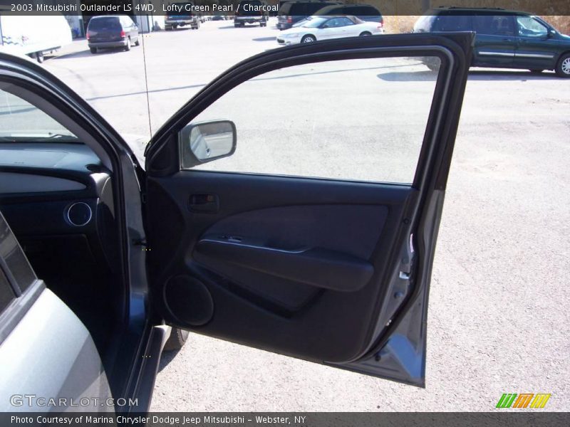 Lofty Green Pearl / Charcoal 2003 Mitsubishi Outlander LS 4WD