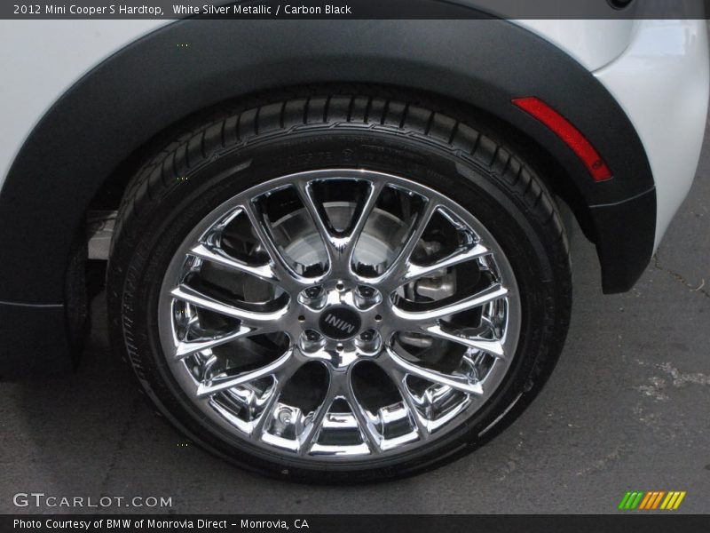 White Silver Metallic / Carbon Black 2012 Mini Cooper S Hardtop