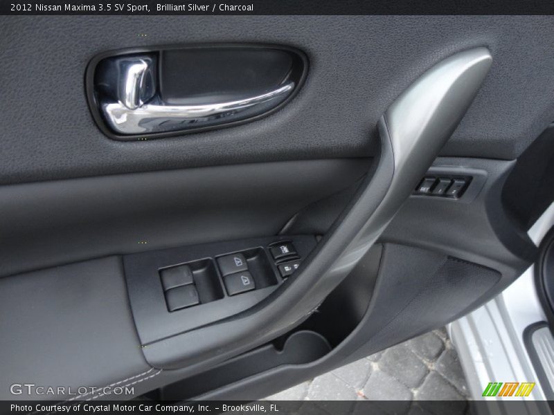 Brilliant Silver / Charcoal 2012 Nissan Maxima 3.5 SV Sport