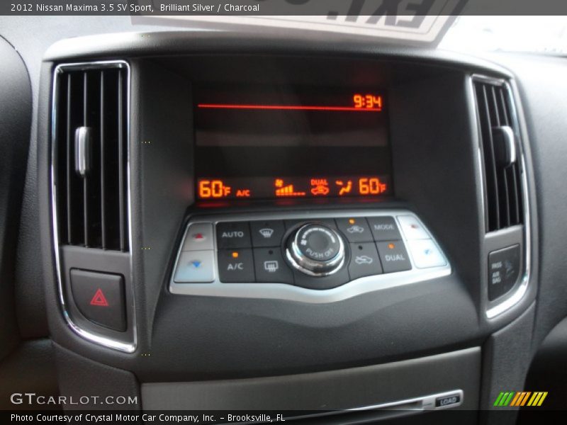 Brilliant Silver / Charcoal 2012 Nissan Maxima 3.5 SV Sport