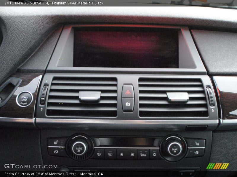 Titanium Silver Metallic / Black 2011 BMW X5 xDrive 35i