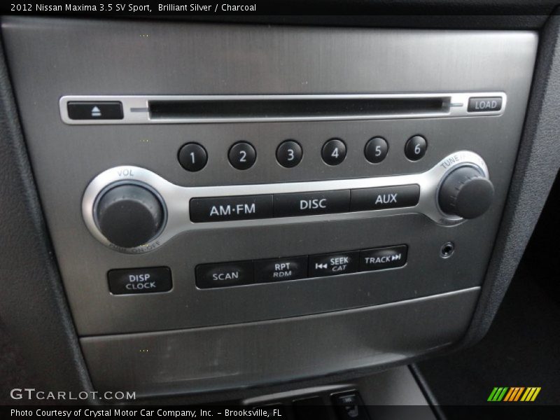 Brilliant Silver / Charcoal 2012 Nissan Maxima 3.5 SV Sport