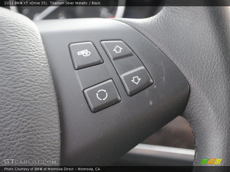Titanium Silver Metallic / Black 2011 BMW X5 xDrive 35i
