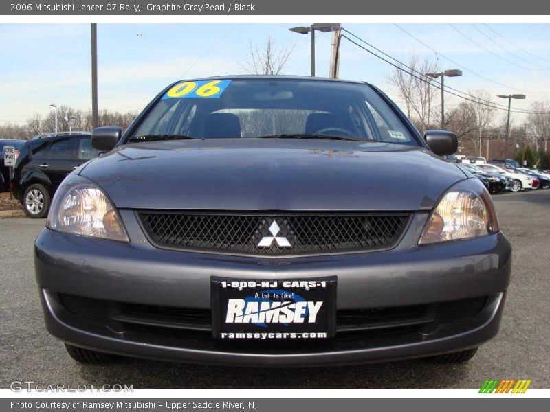 Graphite Gray Pearl / Black 2006 Mitsubishi Lancer OZ Rally