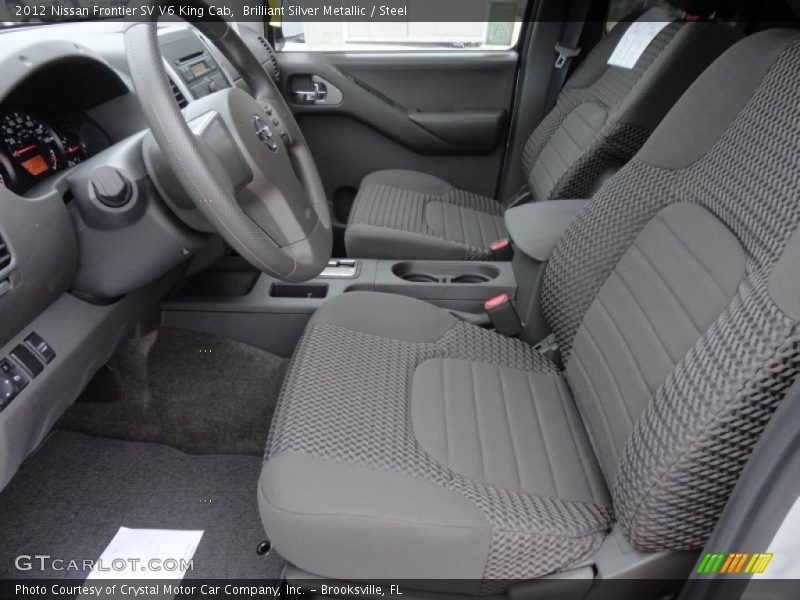  2012 Frontier SV V6 King Cab Steel Interior