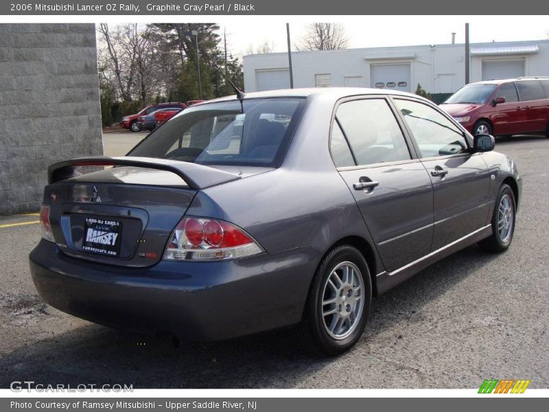 Graphite Gray Pearl / Black 2006 Mitsubishi Lancer OZ Rally