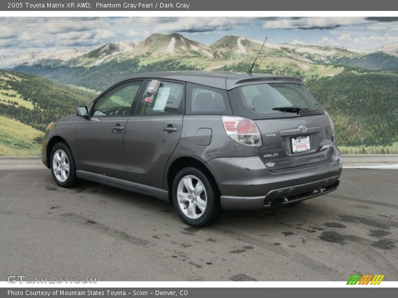Phantom Gray Pearl / Dark Gray 2005 Toyota Matrix XR AWD