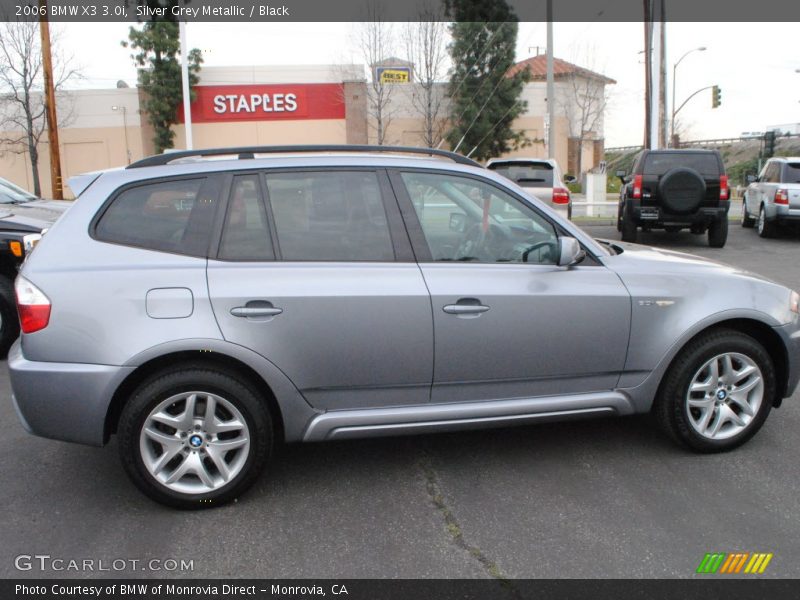 Silver Grey Metallic / Black 2006 BMW X3 3.0i