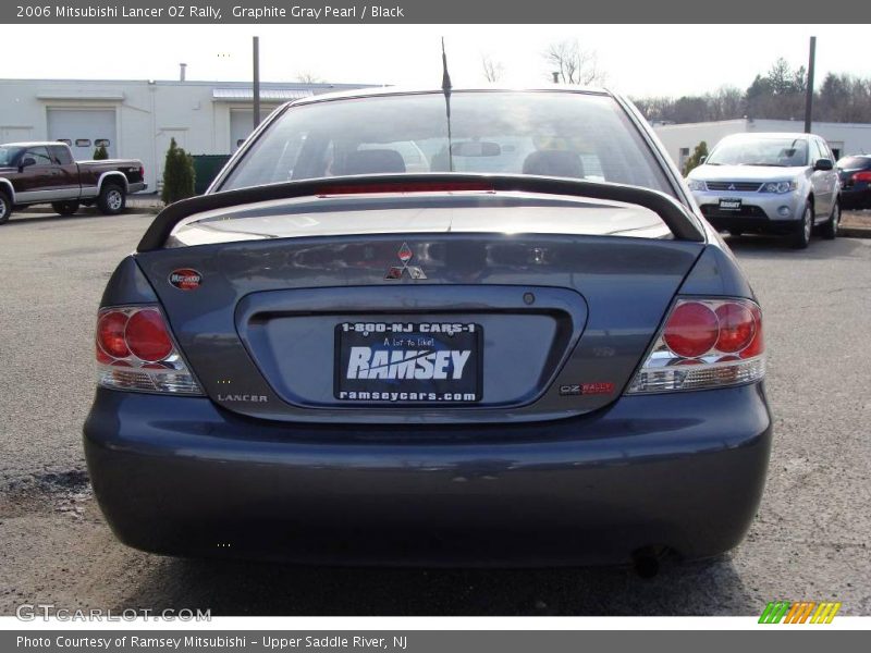 Graphite Gray Pearl / Black 2006 Mitsubishi Lancer OZ Rally