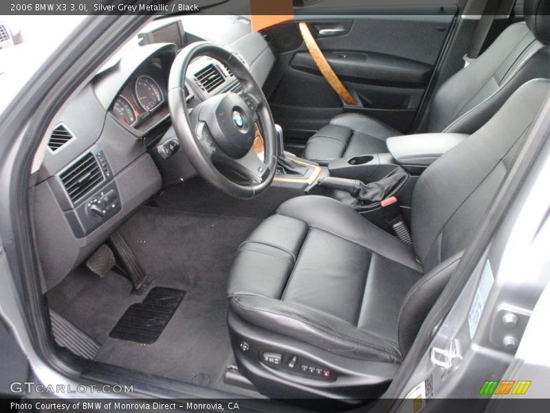 Silver Grey Metallic / Black 2006 BMW X3 3.0i