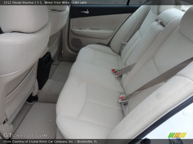 Winter Frost White / Cafe Latte 2012 Nissan Maxima 3.5 S