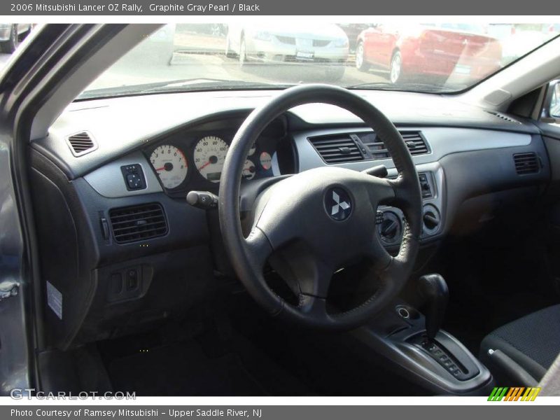 Graphite Gray Pearl / Black 2006 Mitsubishi Lancer OZ Rally