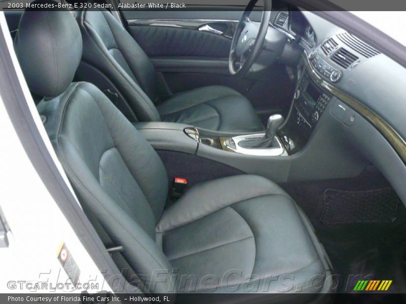 Alabaster White / Black 2003 Mercedes-Benz E 320 Sedan