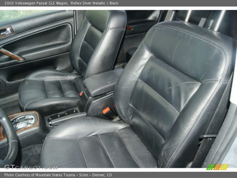 Reflex Silver Metallic / Black 2003 Volkswagen Passat GLS Wagon