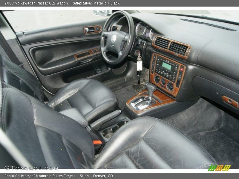 Reflex Silver Metallic / Black 2003 Volkswagen Passat GLS Wagon