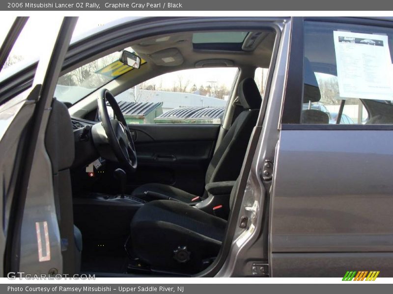 Graphite Gray Pearl / Black 2006 Mitsubishi Lancer OZ Rally