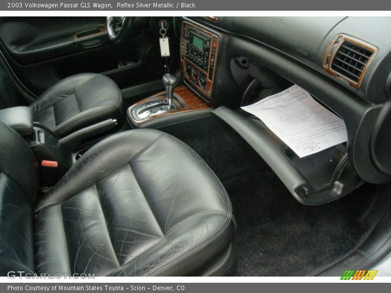 Reflex Silver Metallic / Black 2003 Volkswagen Passat GLS Wagon