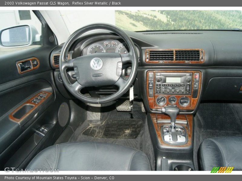 Reflex Silver Metallic / Black 2003 Volkswagen Passat GLS Wagon