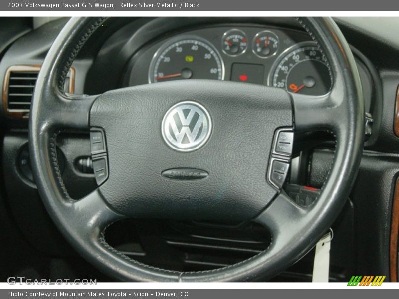 Reflex Silver Metallic / Black 2003 Volkswagen Passat GLS Wagon
