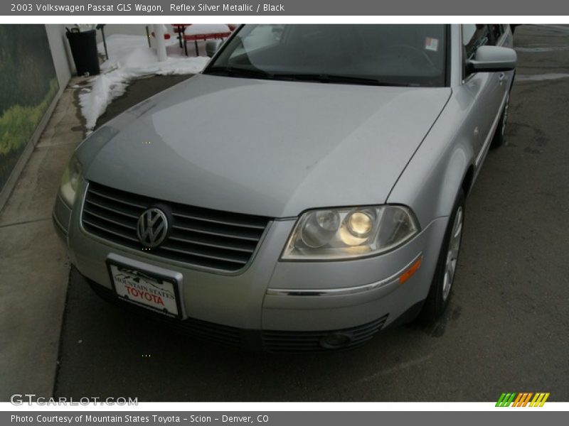 Reflex Silver Metallic / Black 2003 Volkswagen Passat GLS Wagon