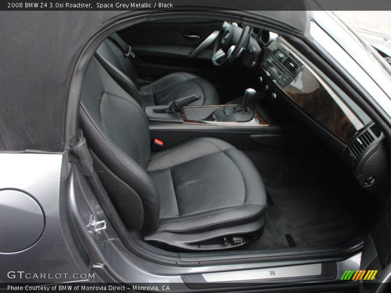 Space Grey Metallic / Black 2008 BMW Z4 3.0si Roadster