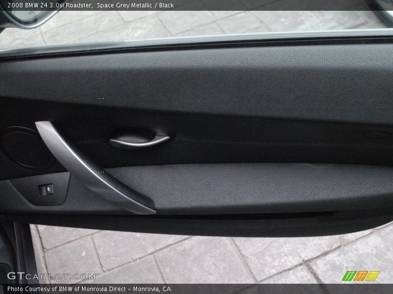 Space Grey Metallic / Black 2008 BMW Z4 3.0si Roadster