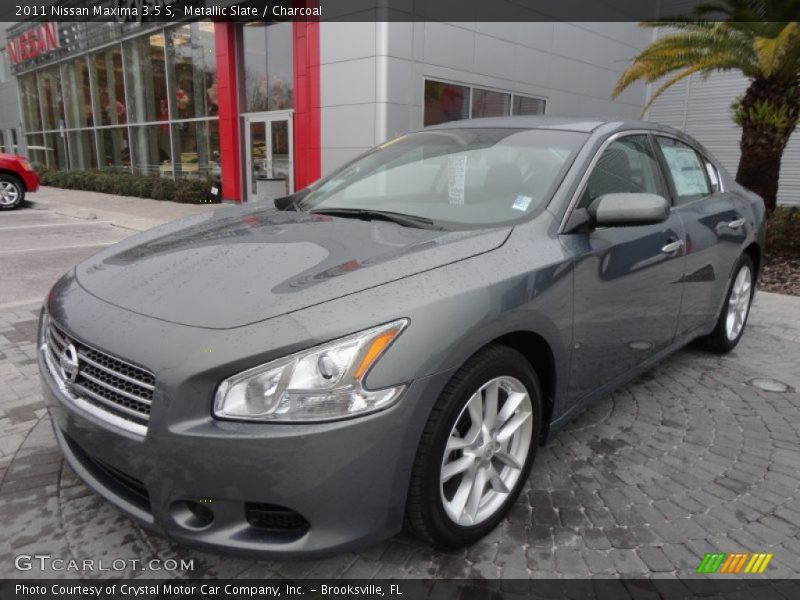 Metallic Slate / Charcoal 2011 Nissan Maxima 3.5 S