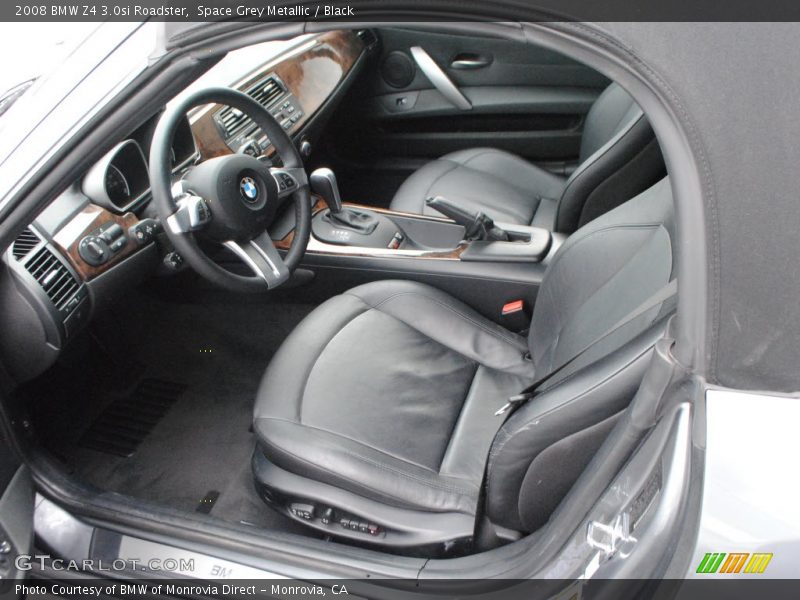 Space Grey Metallic / Black 2008 BMW Z4 3.0si Roadster