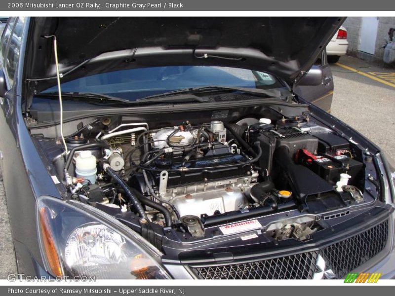 Graphite Gray Pearl / Black 2006 Mitsubishi Lancer OZ Rally