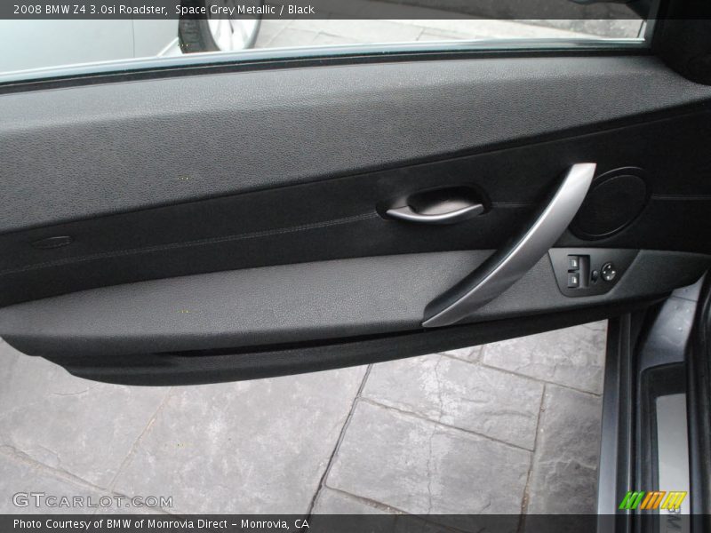 Space Grey Metallic / Black 2008 BMW Z4 3.0si Roadster