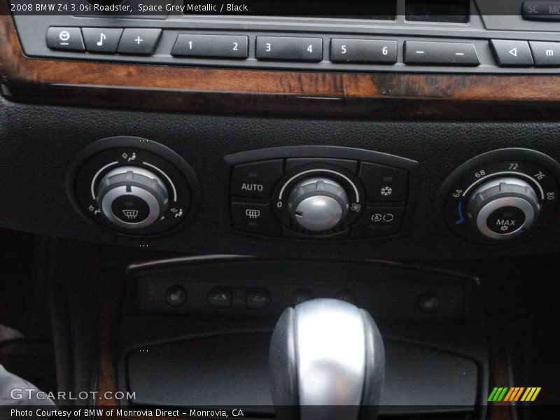 Space Grey Metallic / Black 2008 BMW Z4 3.0si Roadster