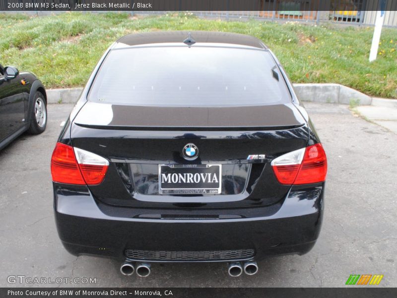 Jerez Black Metallic / Black 2008 BMW M3 Sedan