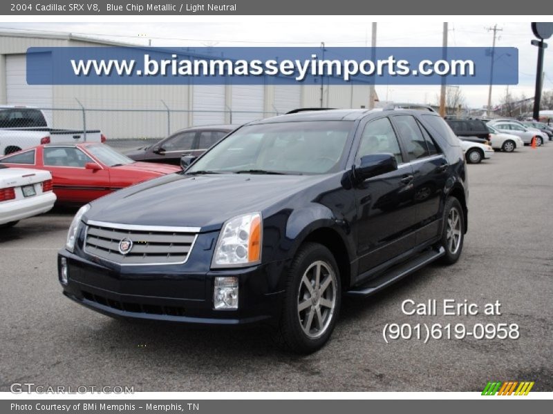 Blue Chip Metallic / Light Neutral 2004 Cadillac SRX V8