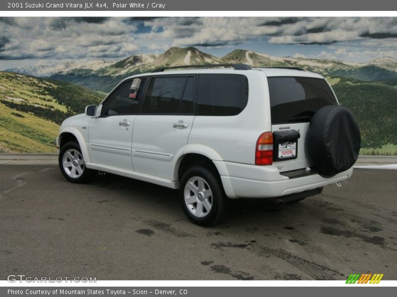 Polar White / Gray 2001 Suzuki Grand Vitara JLX 4x4