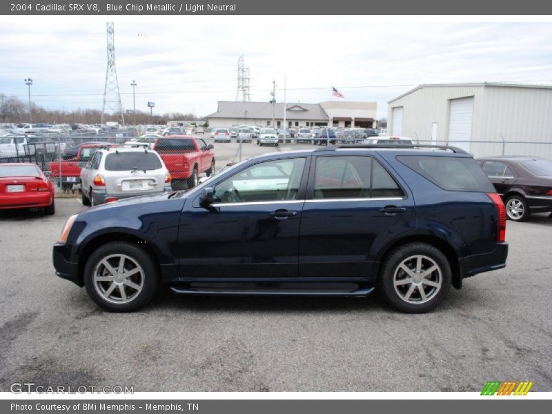 Blue Chip Metallic / Light Neutral 2004 Cadillac SRX V8